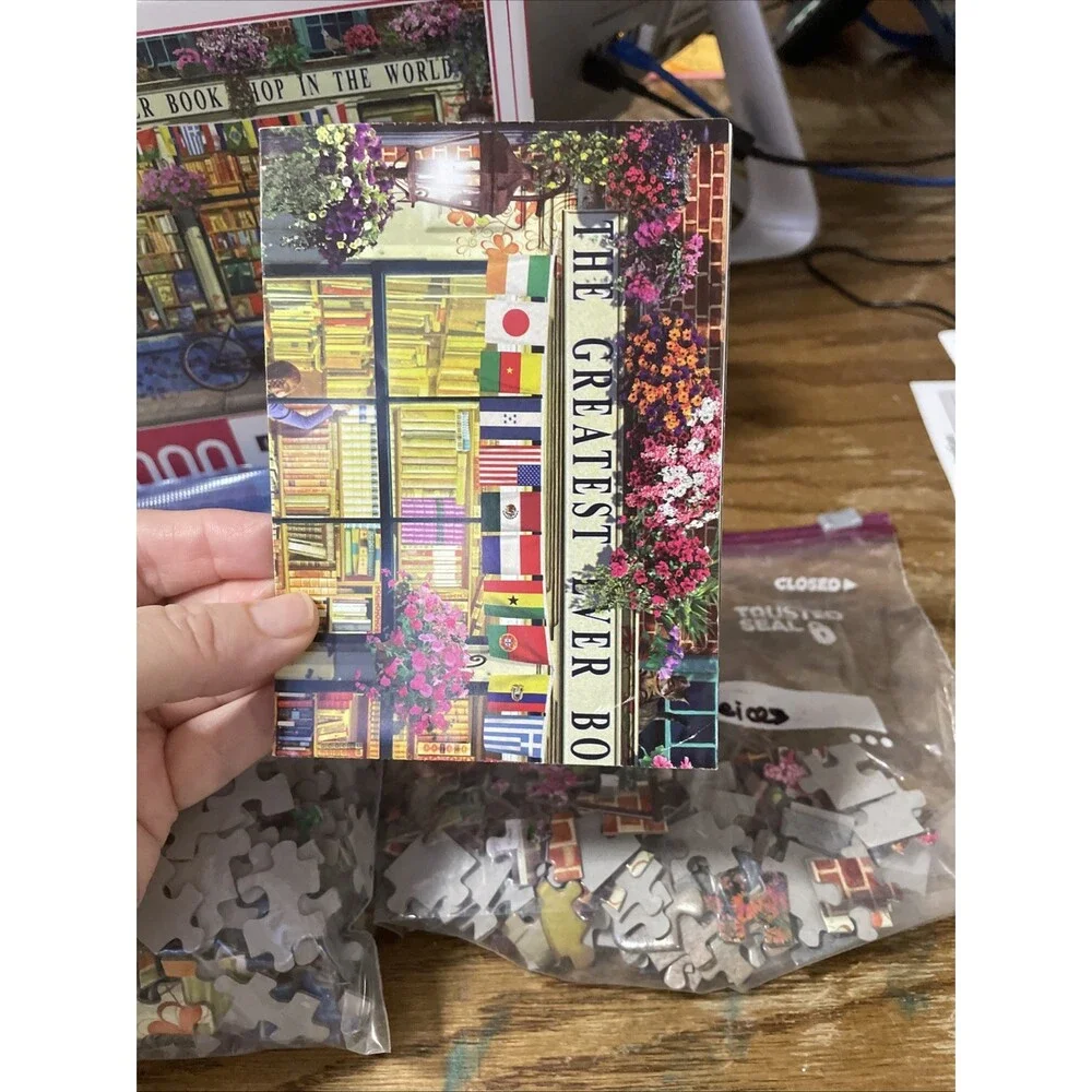 Imagination Series: Toy Shop Front 1000 Piece Jigsaw Puzzle Used
